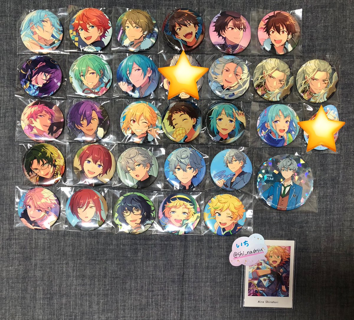 譲渡】あんスタ 缶バッジ フィーチャー スカウト バラエティー 譲:渉