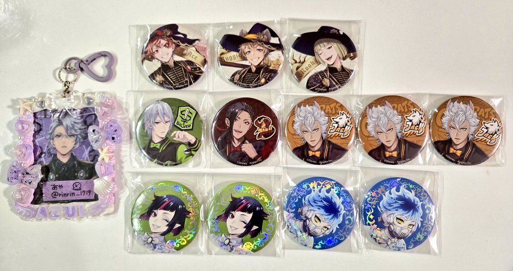 ツイステ バースデー 缶バッジ ブルーム ユニオン プラチナ 交換 譲渡