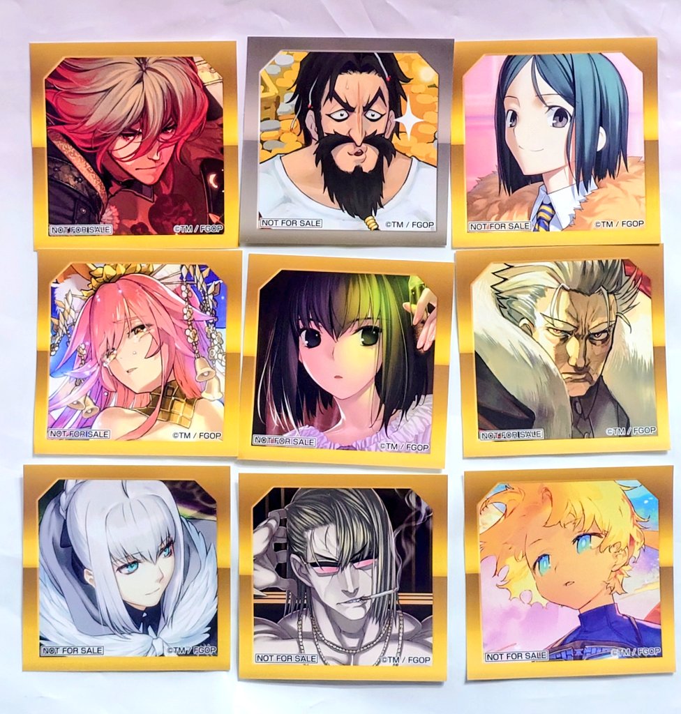 交換】 Fate/Grand Order FGO 最終再臨展 来場者特典 ステッカー 譲