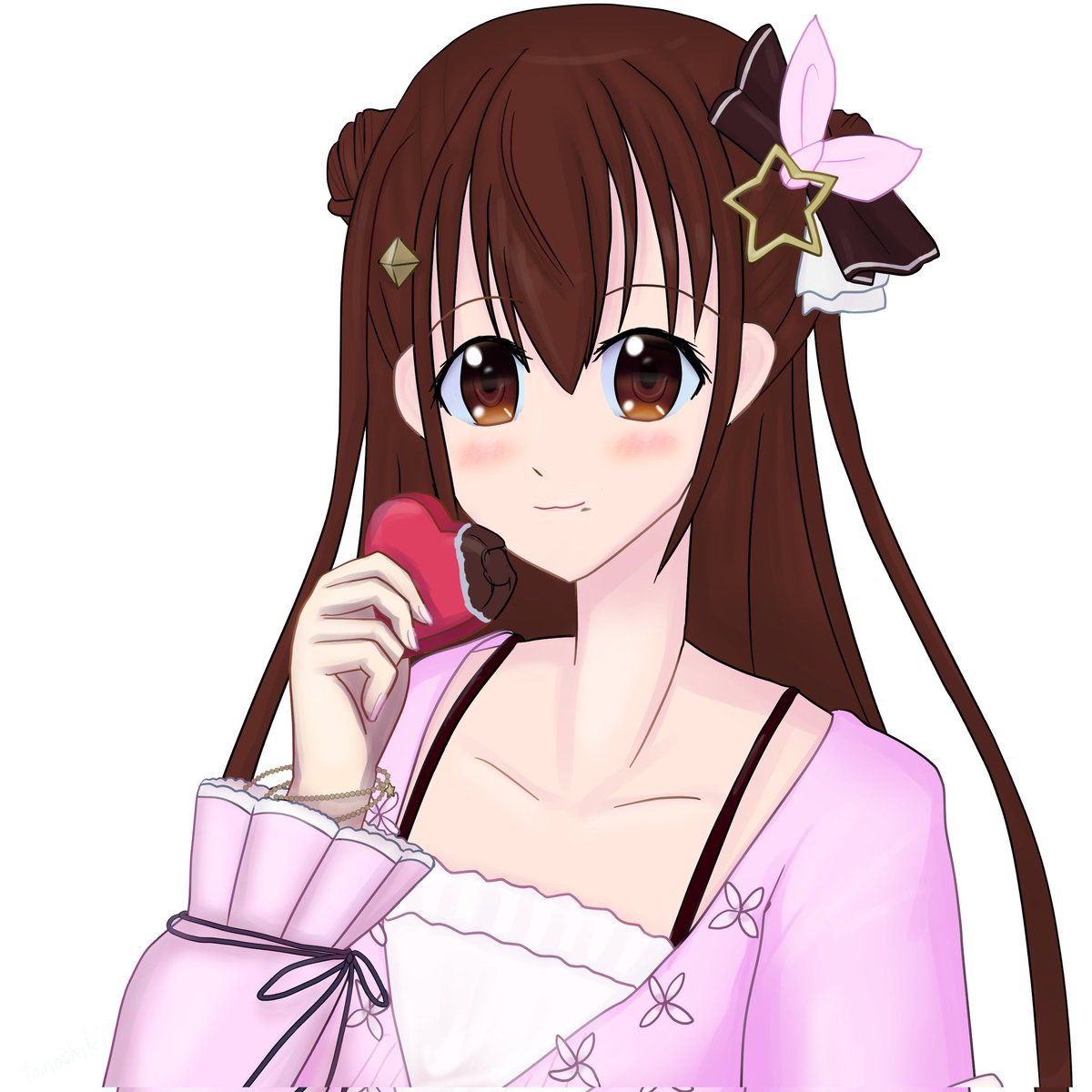 そらちゃんとチョコ🍫 #そらArt #soraArt