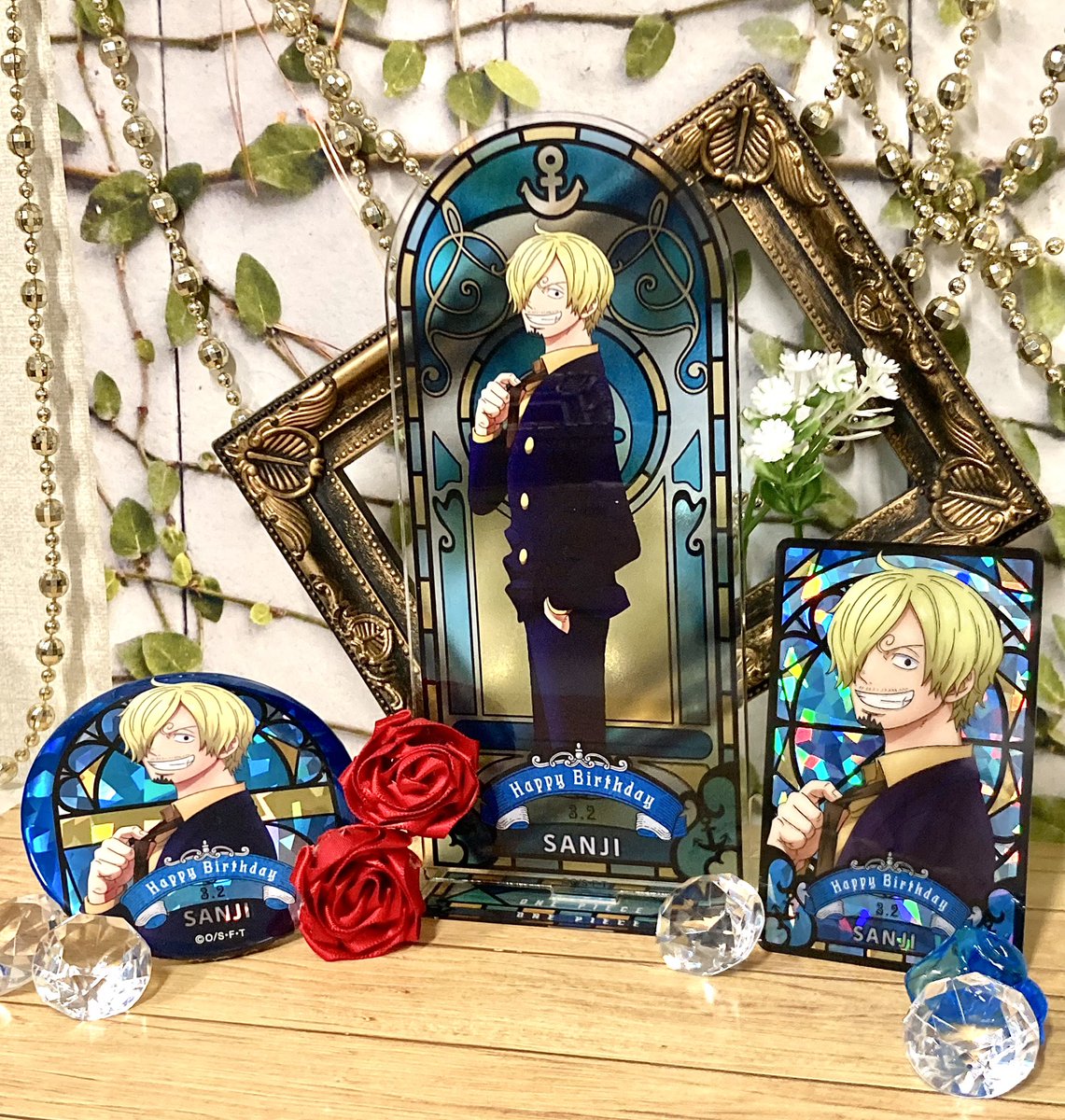 新商品】麦わらストア限定 [3.2 サンジ] ◇HBDステンドグラス風