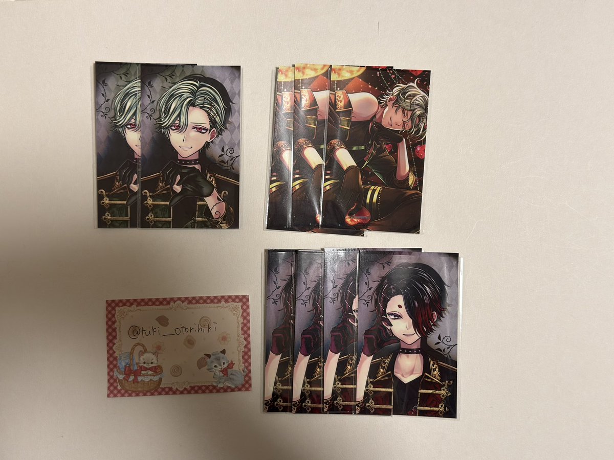 交換】あくねこ 悪魔執事と黒い猫 バレンタイントレカ風カード