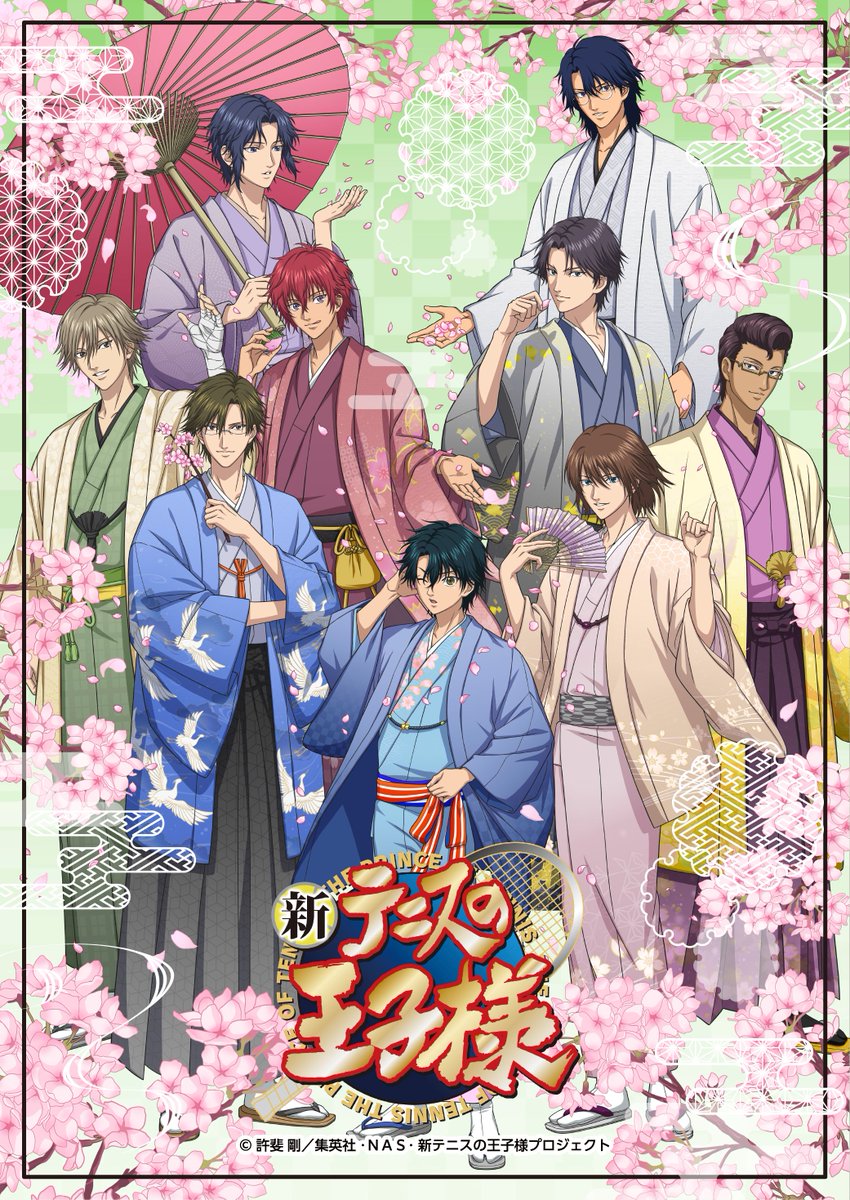 桜が似合う男 それが手塚国光😍😍😍