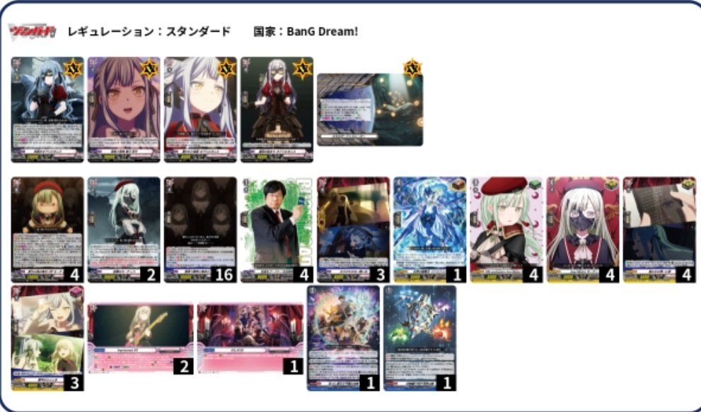 ヴァンガードデッキ紹介