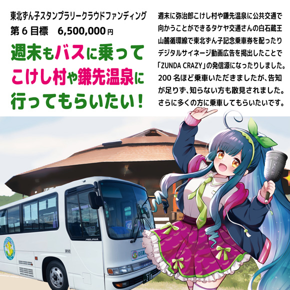 第16回 #ずん子スタンプラリー クラウドファンディング第5目標も達成