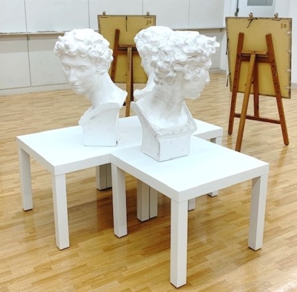 木炭デッサン「メディチ」 : 造形ジュニアこども絵画教室ブログ