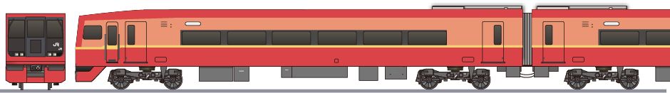JR東日本 253系1000番台 「日光」「きぬがわ」のペーパークラフト