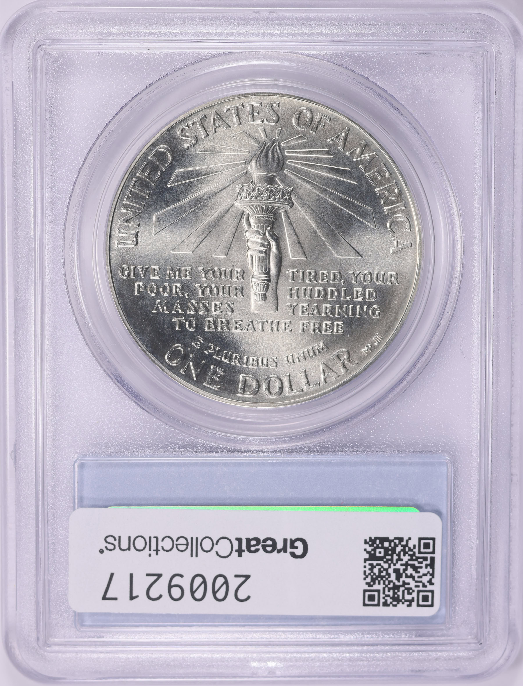 1986-P Statue of Liberty Centennial Silver Dollar PCGS MS-69 (Item