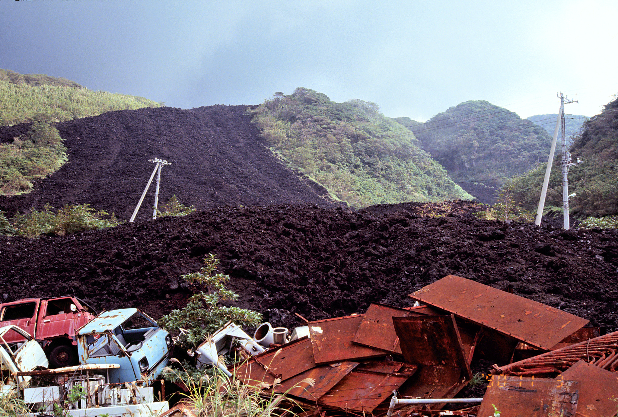 三宅島空写真 Aerial photography of Miyake-jima Island