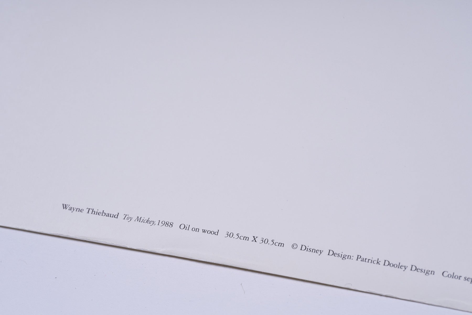 限定5枚】THE ART OF MICKEY MOUSE 1990s (Small) / ウェイン