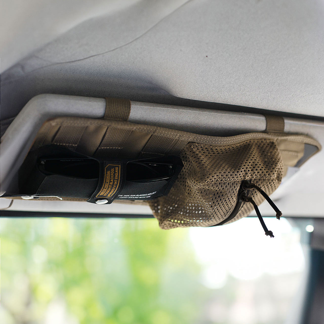 CAR VISOR ORGANIZER / カーバイザー オーガナイザー - BLACK