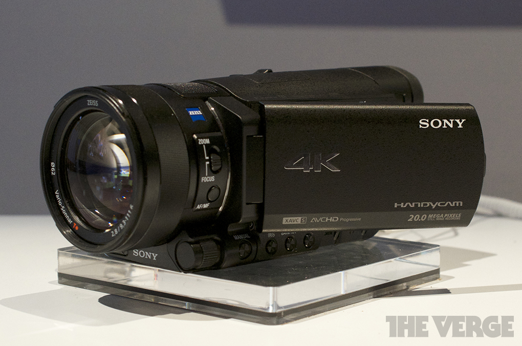 Sony's Handycam FDR-AX100 brings 4K shooting to home filmmakers