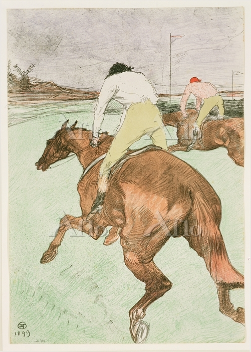 ロートレック 「騎手」 [12747984]のアート作品 - アフロ