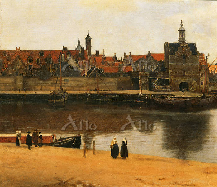 フェルメール 「デルフトの眺望」（部分） [5322928]のアート作品 - アフロ