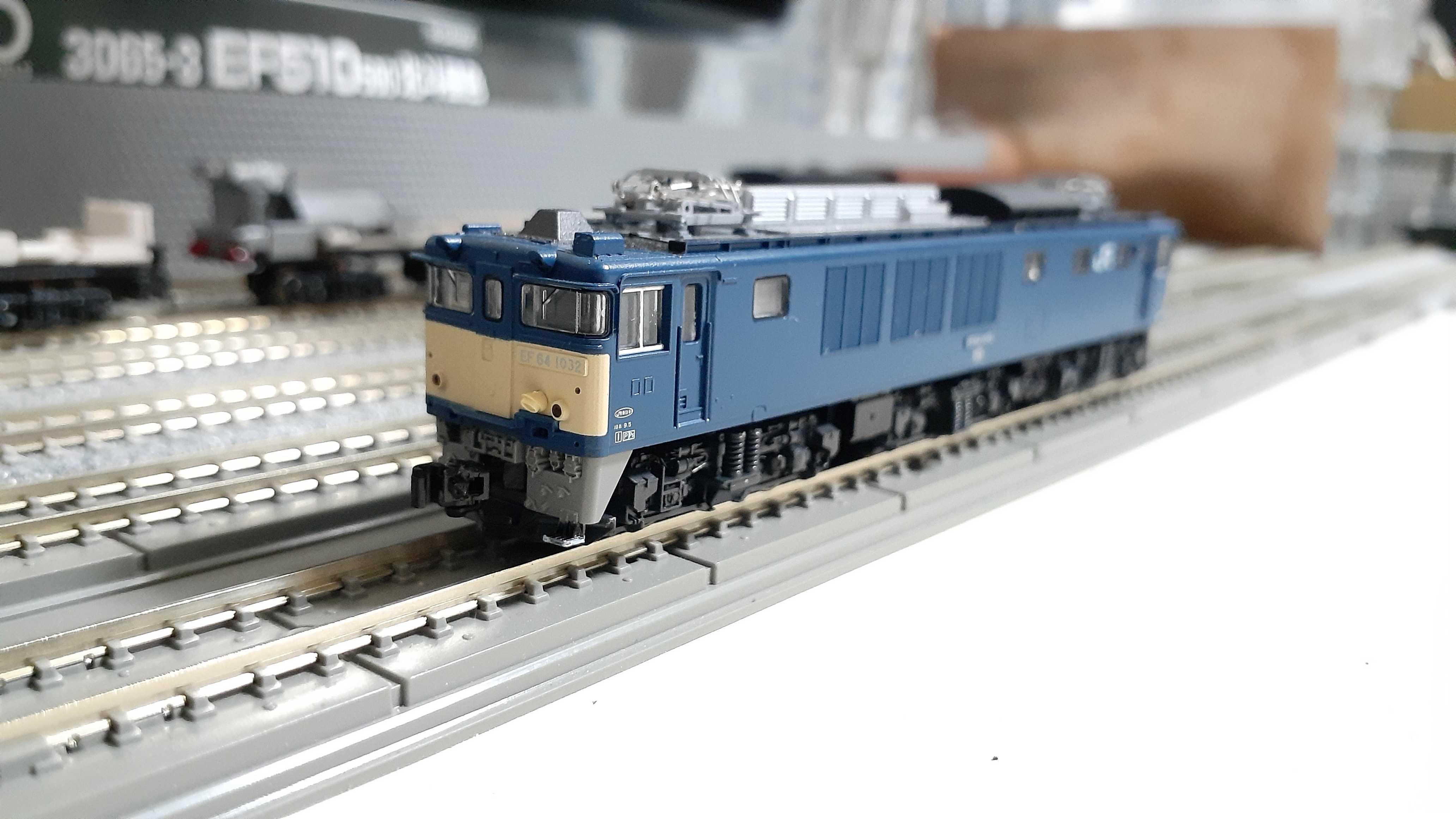 🔴入線🔵 Kato 3023-6 EF64 1032 双頭連結器 - 竹ノ塚総合車両センター