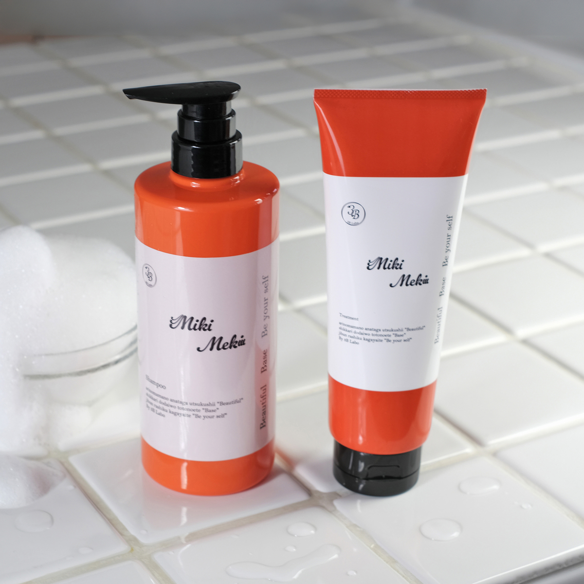 3B Labo HKリペアシャンプー&トリートメント Miki Meki スリービーラボ