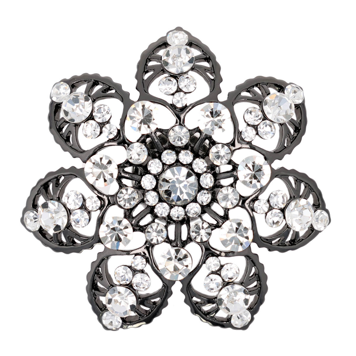 JinkaNezu ブラックダリア マグネットブローチ ジンカネヅ（JinkaNezu