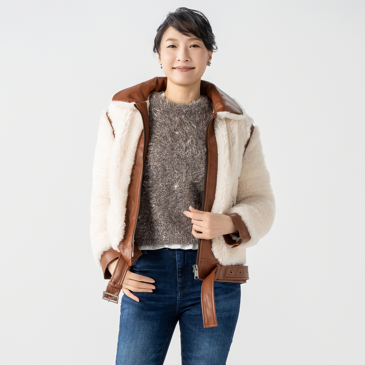 GUESS フェイクファージャケット GUESS（ゲス） - QVC.jp