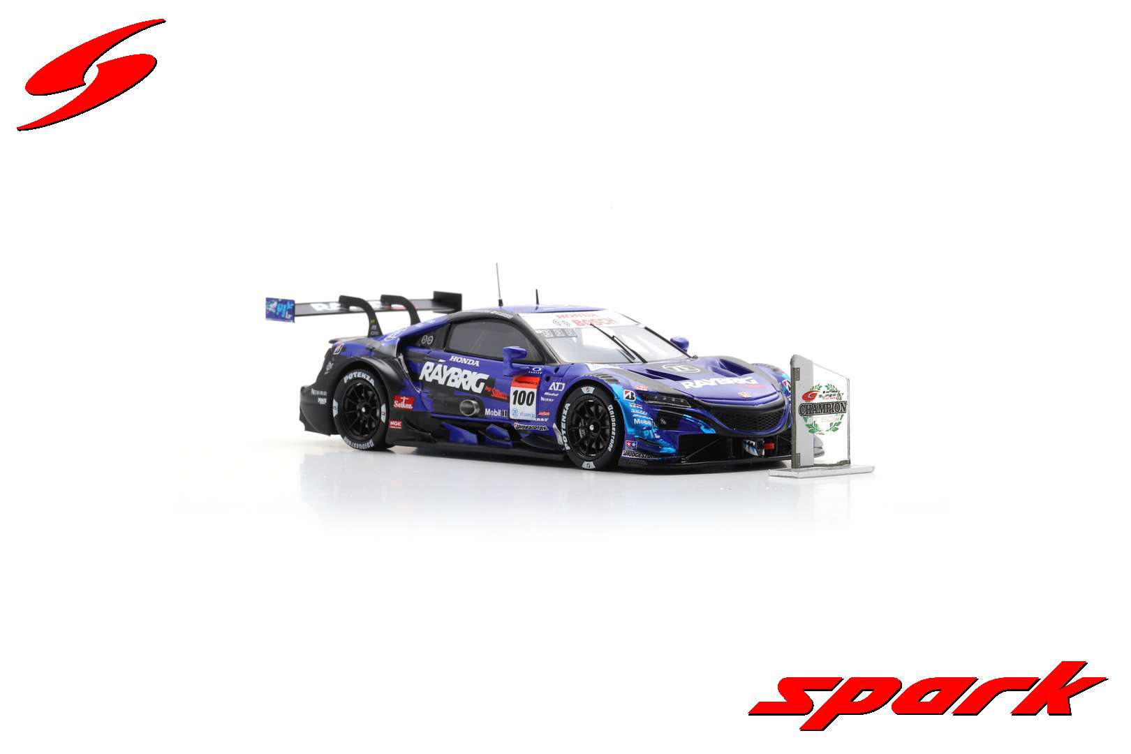 Spark 43SGT2020 1/43 RAYBRIG NSX-GT No.100 TEAM KUNIMITSU GT500