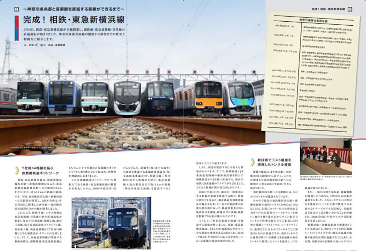 重厚感ハンパない！「相鉄・東急新横浜線開業 記念時刻表」限定発売