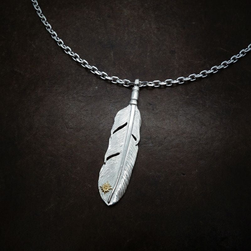 メタル付き 大フェザー(右向き) | REDMAN.