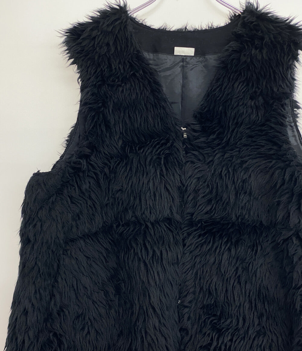 コムデギャルソン オムドゥ フェイクファー ベスト アクリルシャギー