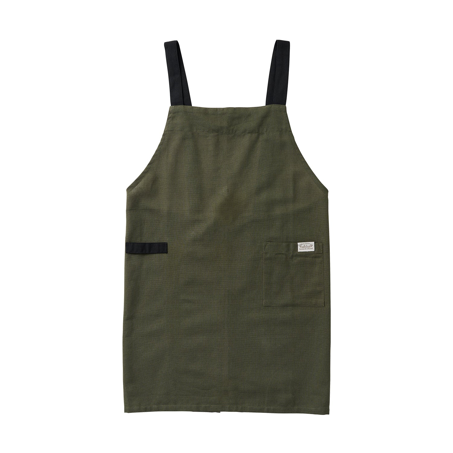 アビチュアル H型 速乾機能付き エプロン プレイン ブラック【2025年SS