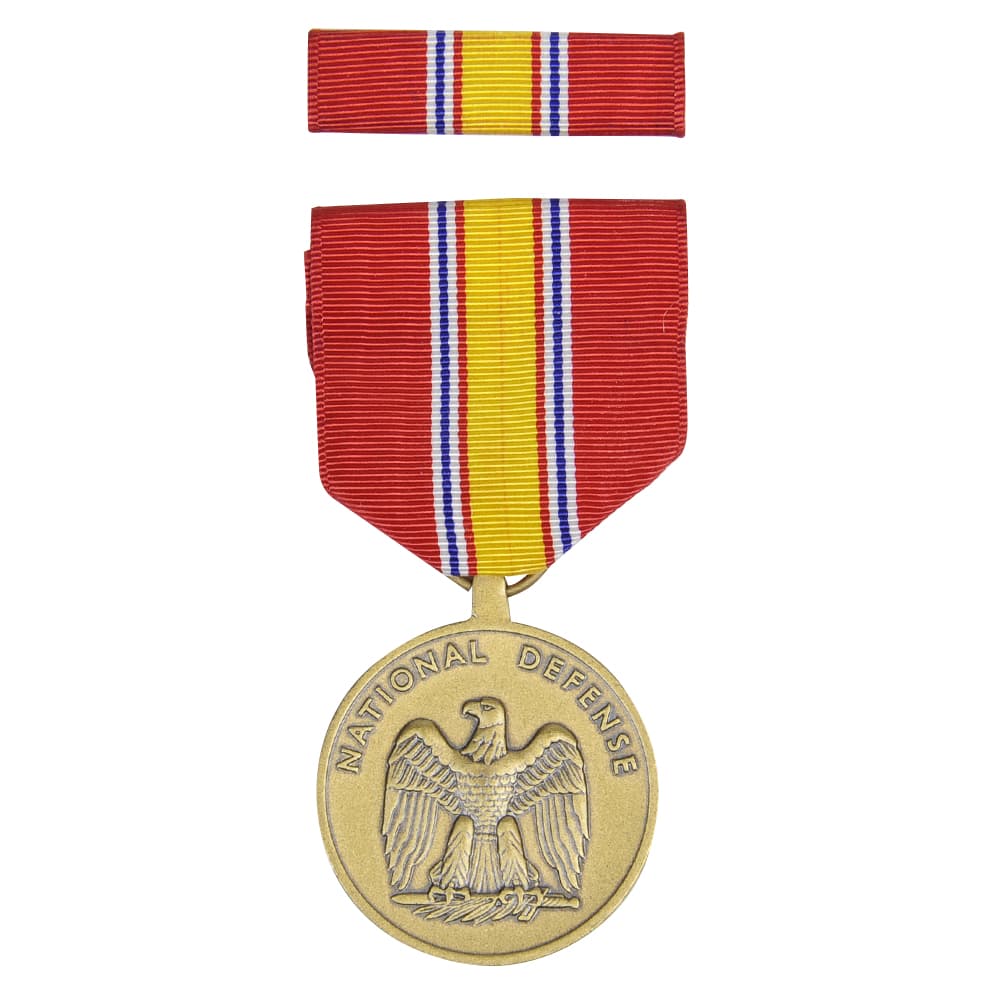 アメリカ軍放出品 記章 ナショナルディフェンスサービスメダル 国防