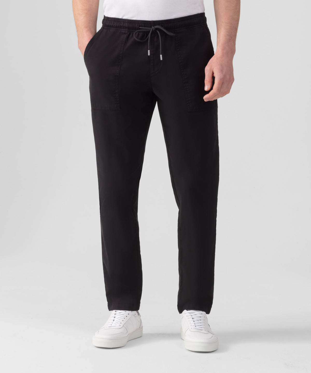 Sports Chino Pants: Black | Ron Dorff