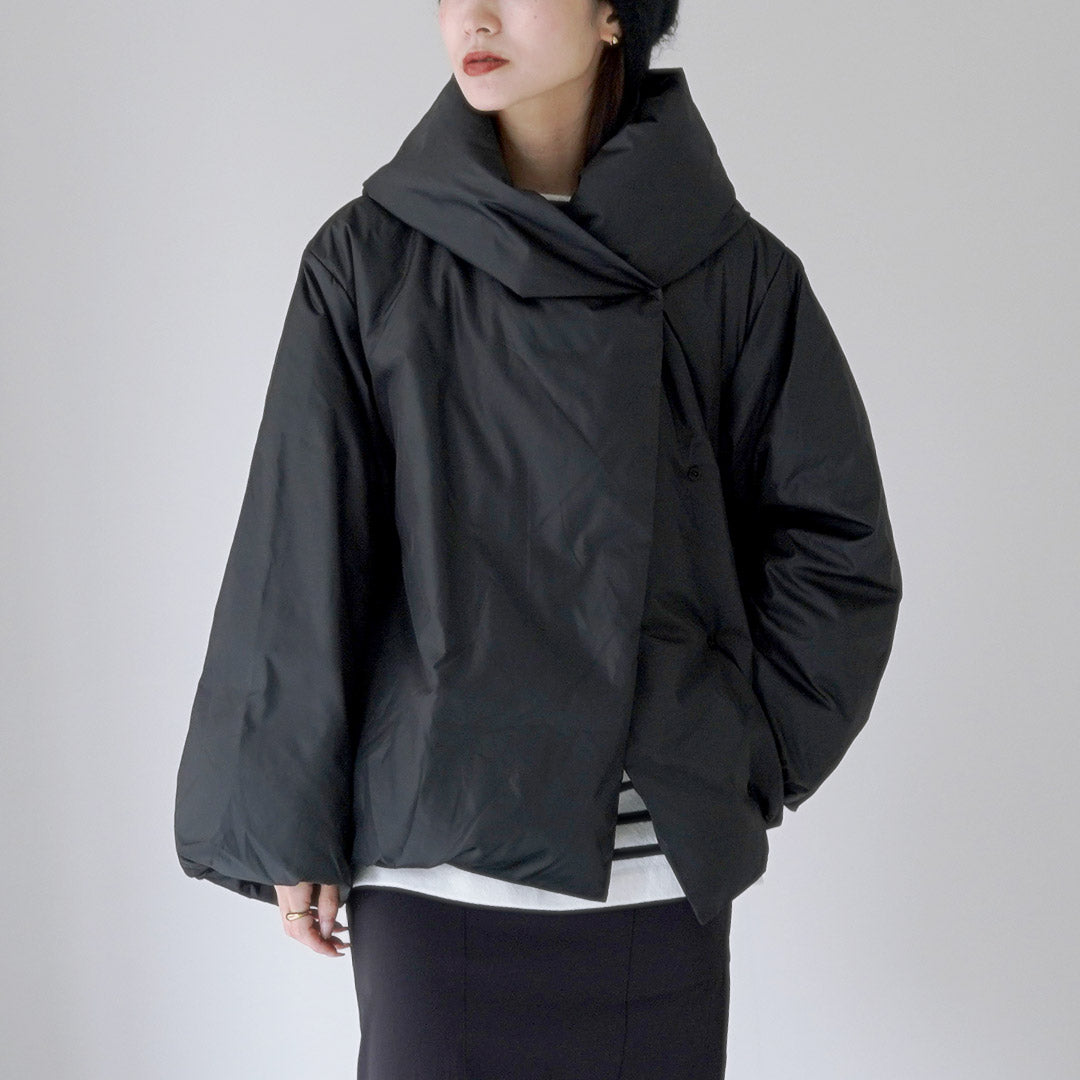 mizuiro ind（ミズイロインド） フード ショートダウン / レディース