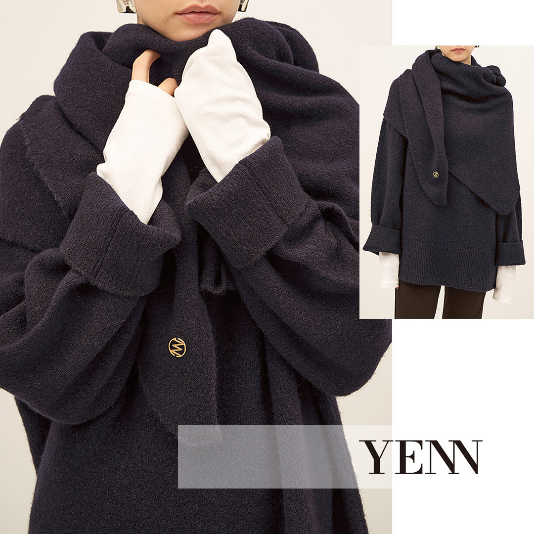 YENN（イェン） アルパカ ミックス セーター / レディース ニット 長袖