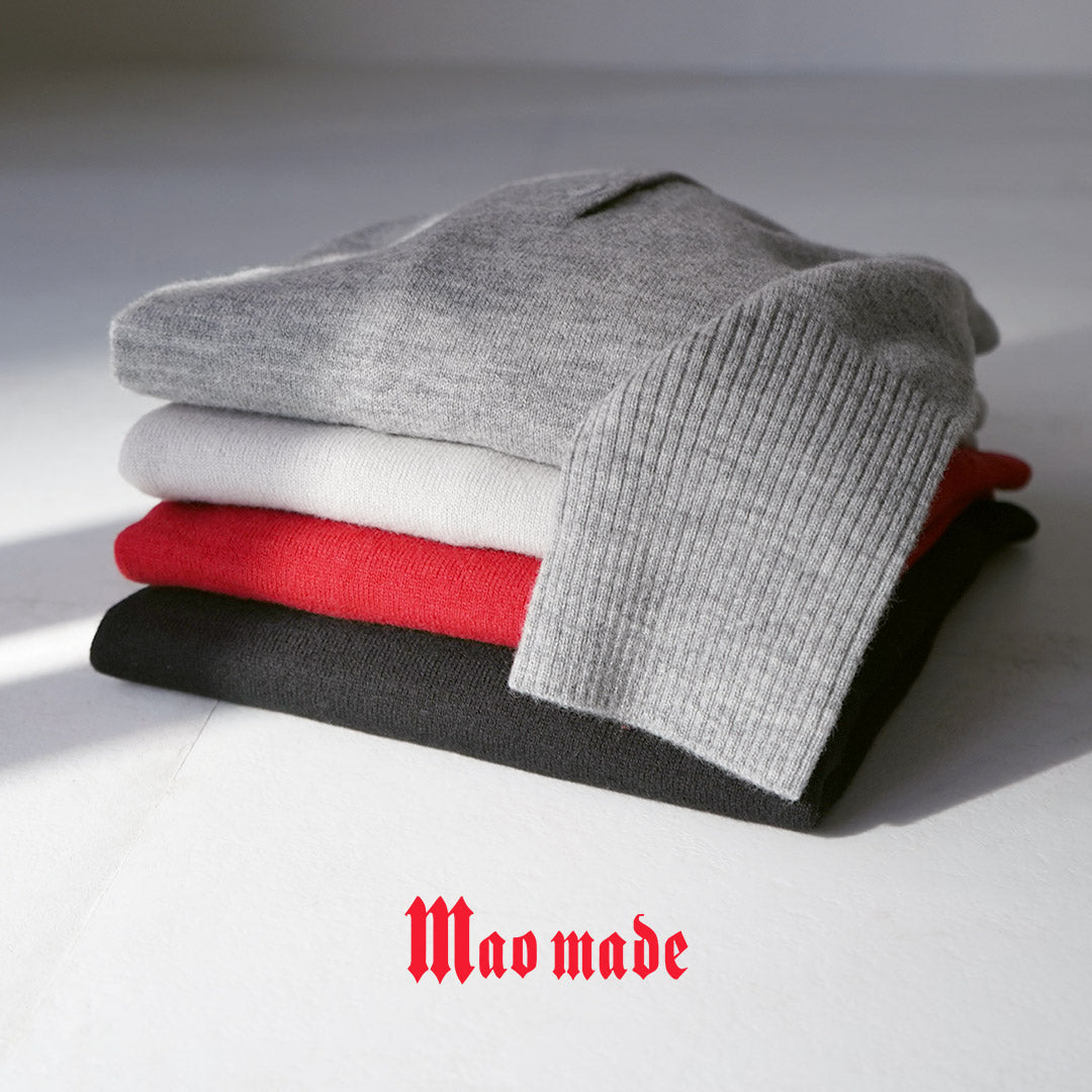 MAO MADE（マオメイド） メリノウール 2WAYくるみボタン PO ヘンリー