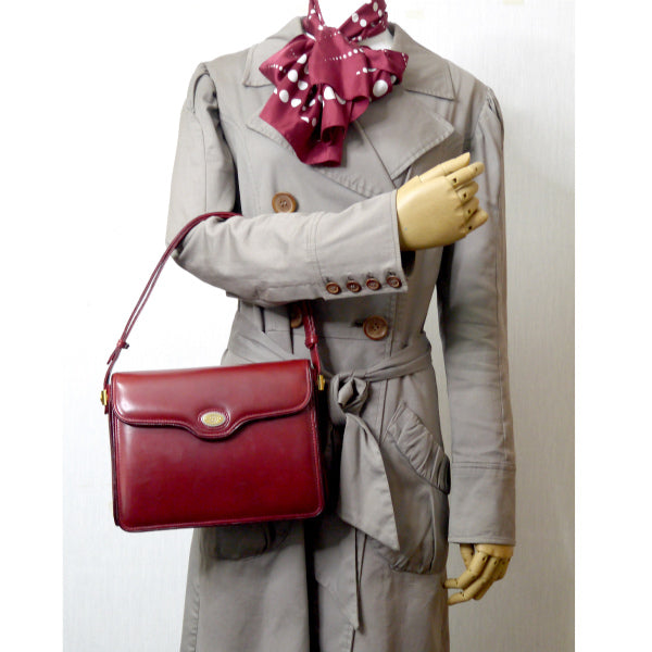 OLD Gucci リザード×革コンビ2WAYショルダー （深赤） – Vintage Shop