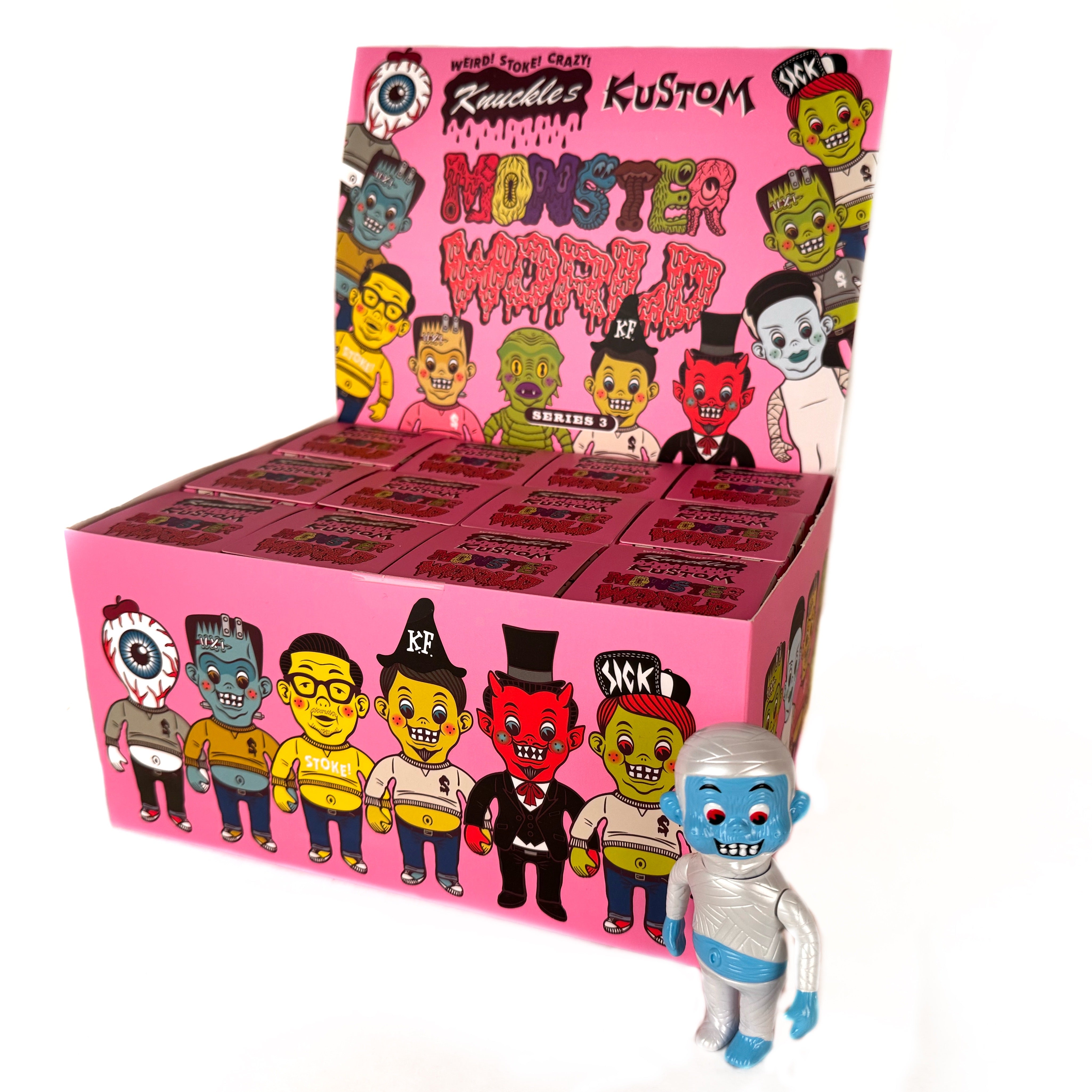 Knuckle's Kustom Monster World — Series 3 Blind Box | Rotofugi