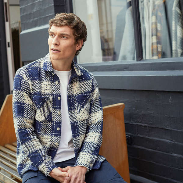 イギリス【WAX LONDON/ワックスロンドン】のチェックシャツ・CPO