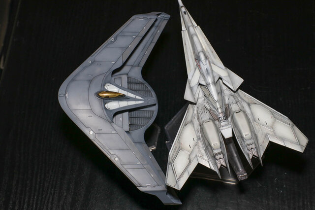 エースコンバット』コトブキヤ1/144「X-49 ナイトレーベン」プラモデル