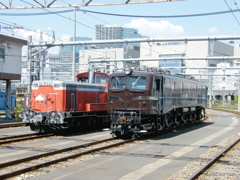 お召用電気機関車が鉄道博物館へ…「ロイヤルエンジン」ことEF58 61 10