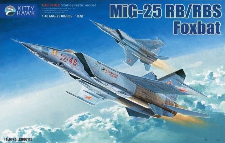Kitty Hawk 1:48 MiG-25 RB/RBT Foxbat B (KH80113) Review
