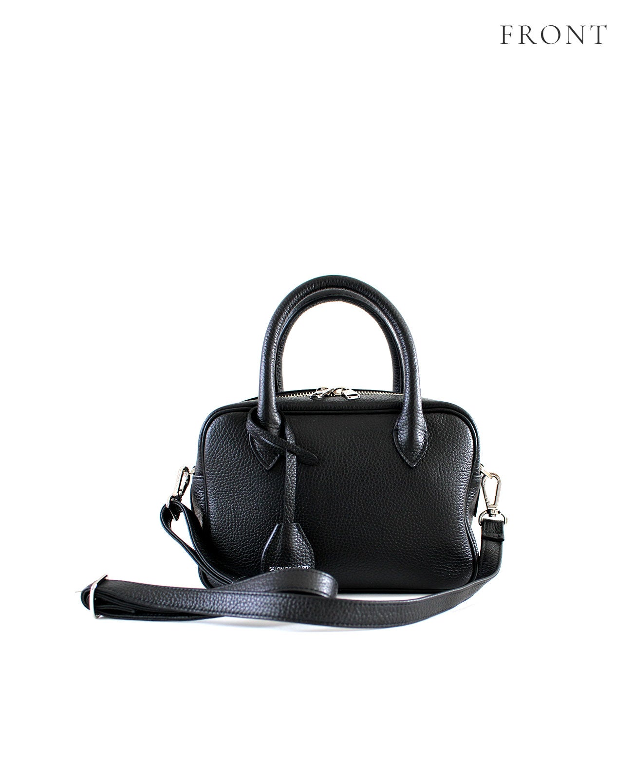 GAIEN 2WAYボストンバッグ Sサイズ イタリアンシュリンク型押しレザー