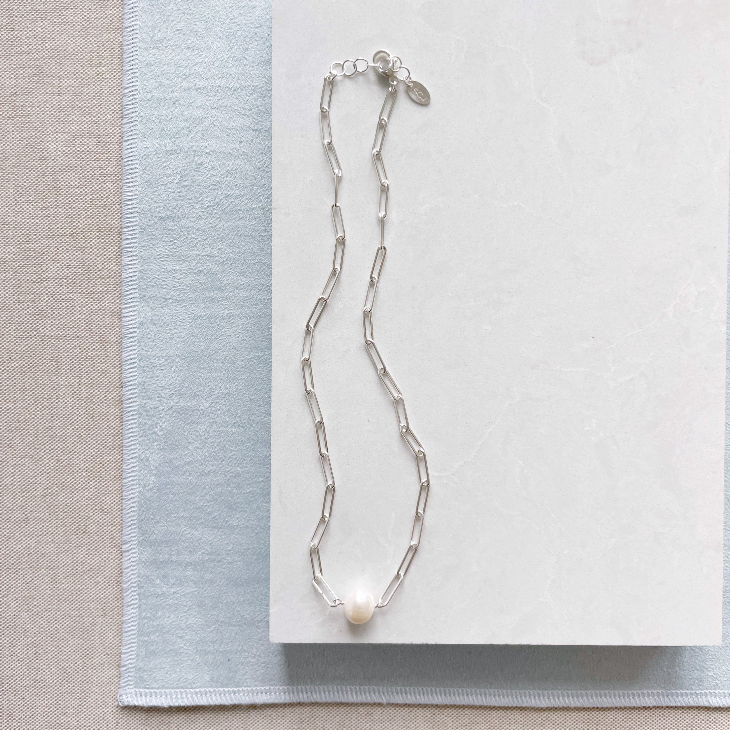 Large Station Pearl Necklace – Sarah Cornwell Jewelry