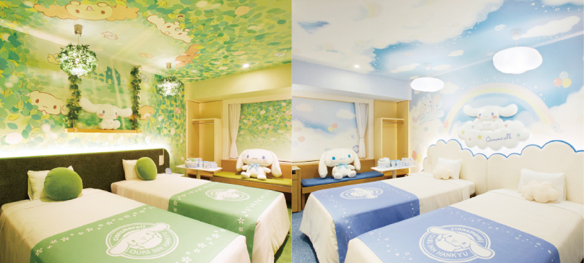 アワーズイン阪急”と“シナモロール”がコラボした「シナモロールルーム