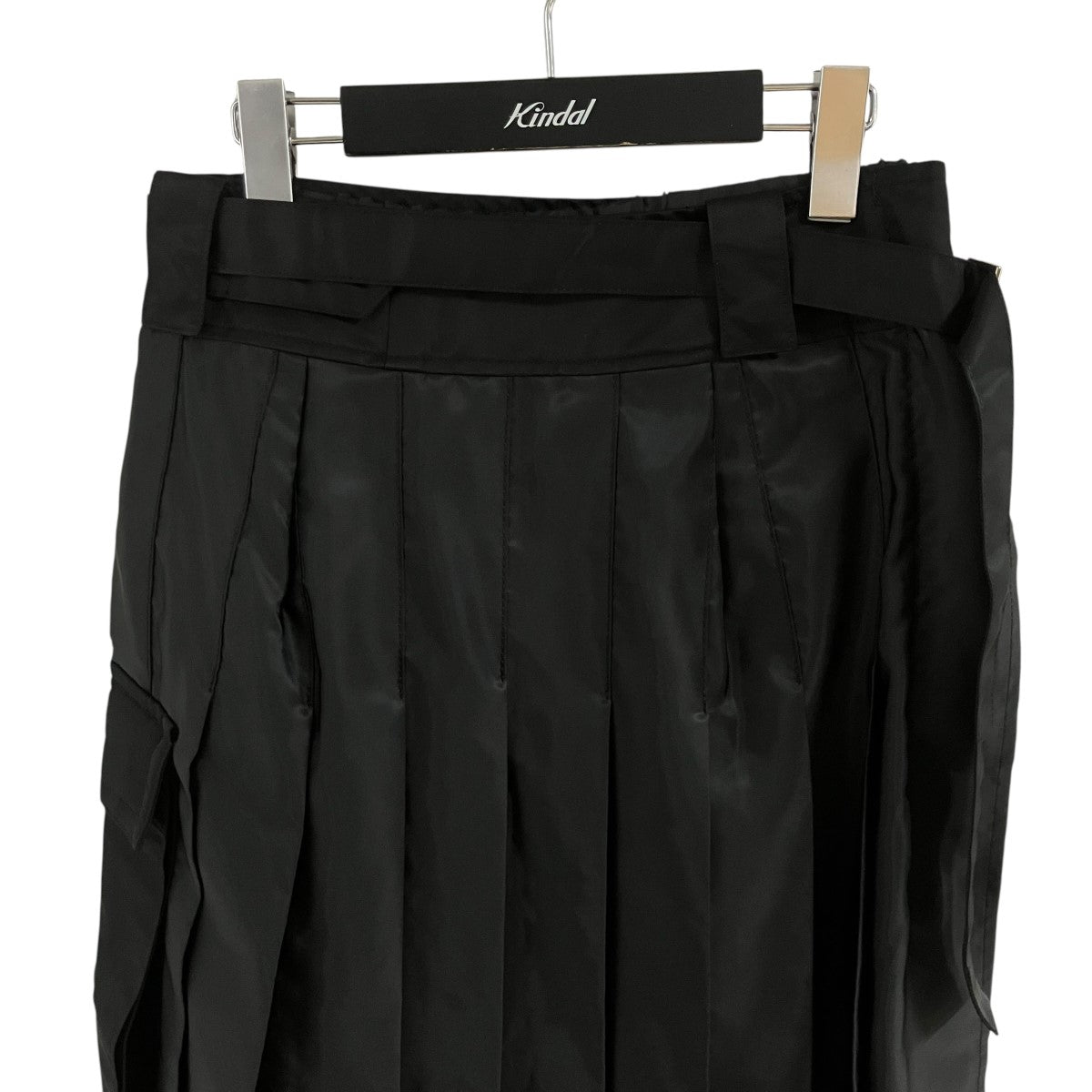 sacai(サカイ) ナイロンツイルスカート 24-07246 ブラック サイズ 1