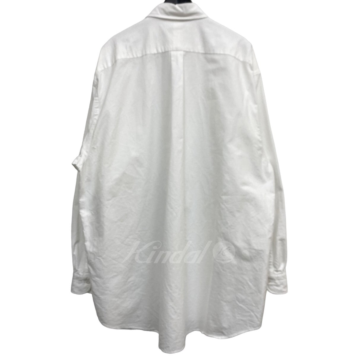 COMOLI(コモリ) 23SS オックスBDシャツX01-02009 着画：身長 173cm