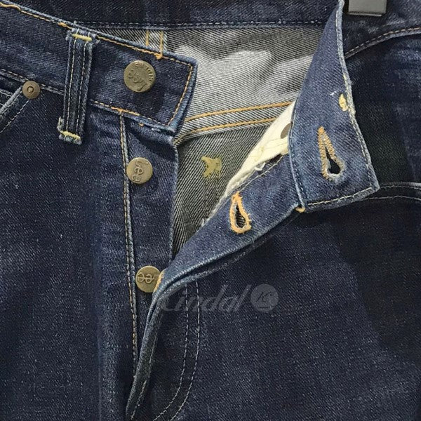 Lee(リー) 60s ボタンフライ デニムパンツ サイド黒タグ インディゴ