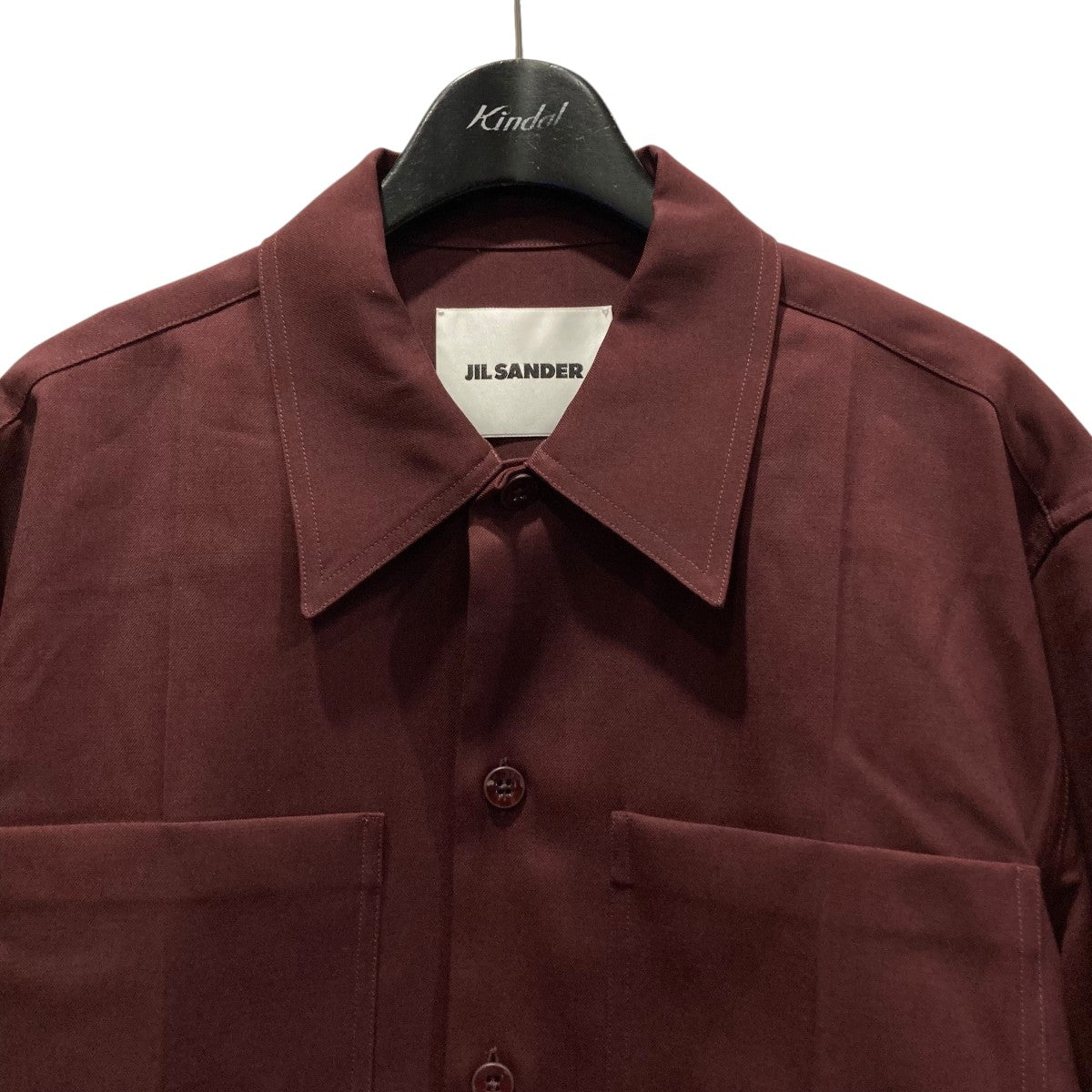 JIL SANDER(ジルサンダー) 24SSウールシャツJ22DL0211 J22DL0211 バー
