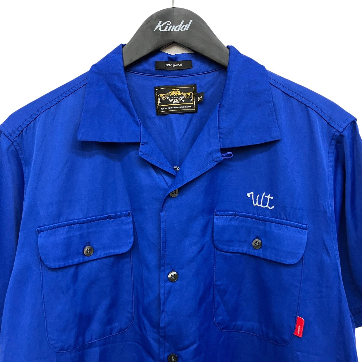 WTAPS(ダブルタップス) 121LTDT-SHM08半袖シャツ ブルー サイズ M