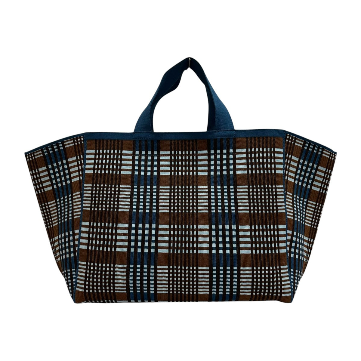 MARNI(マルニ) チェックトートバッグ ブルー｜【公式】カインドオル