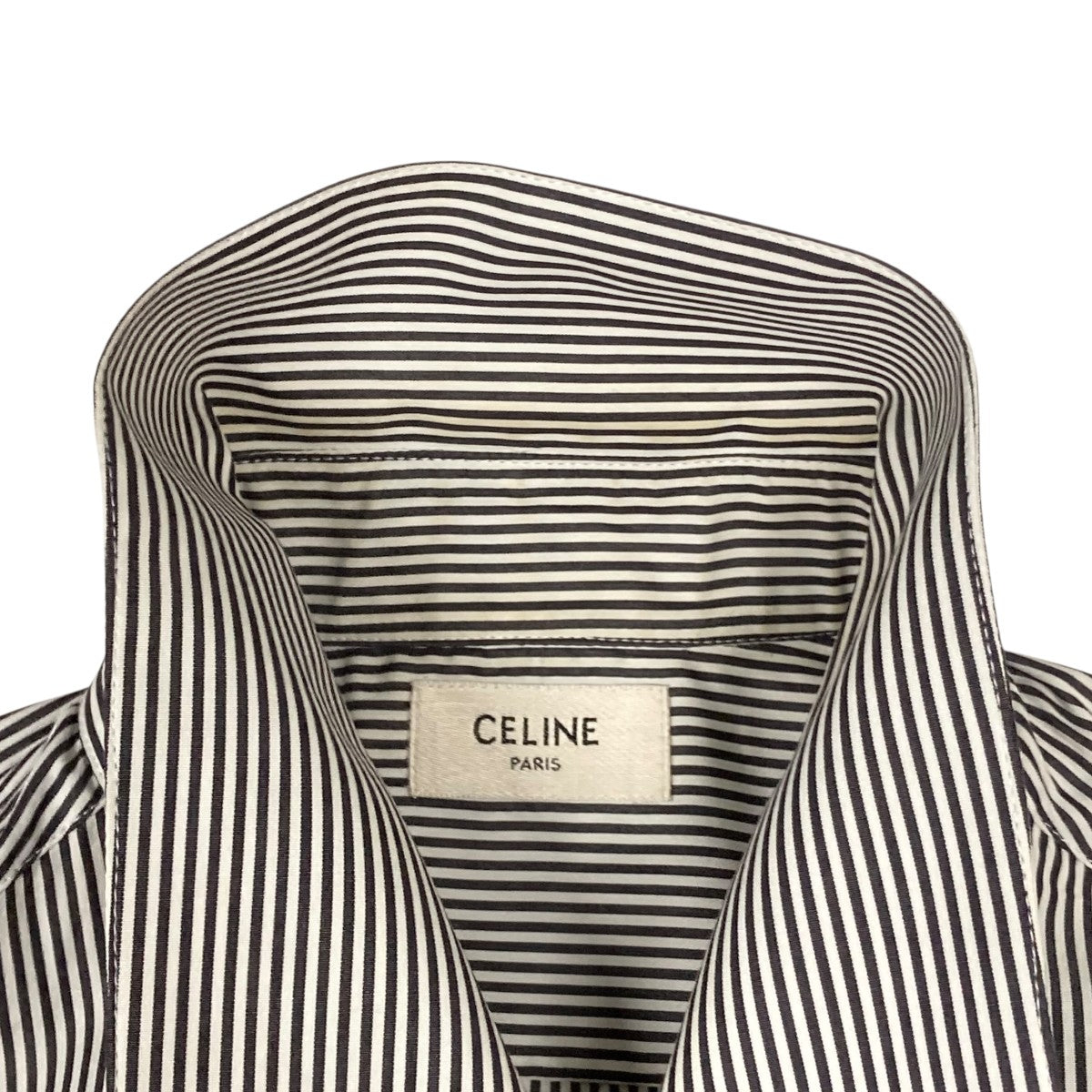 CELINE(セリーヌ) ストライプシャツ20FA7912C 20FA7912C ブラック