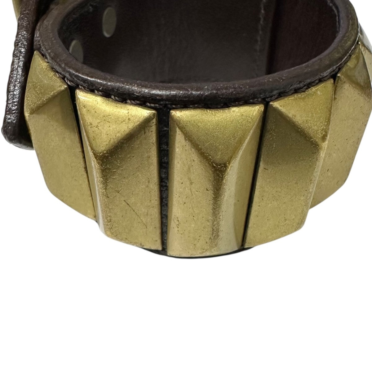 UNDERCOVER(アンダーカバー) スタッズレザーブレスバングルUC1D4A02 F