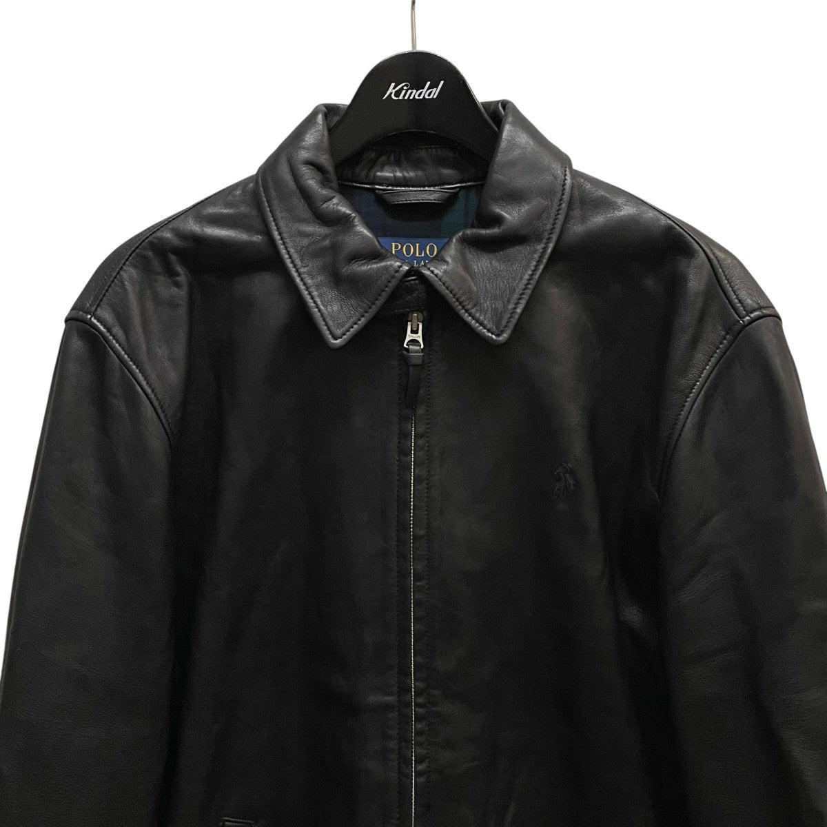 RALPH LAUREN(ラルフローレン) レザージャケット ブラック サイズ S